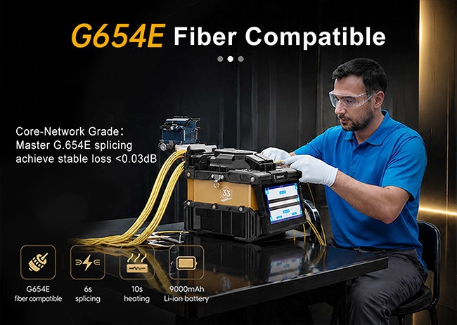 Exquisite Craftsmanship Breaks Barriers, A New Benchmark: JILONG 300T 6-Motor Trunk Fusion Splicer Conquers G.654.E Fiber Splicing Bottlenecks