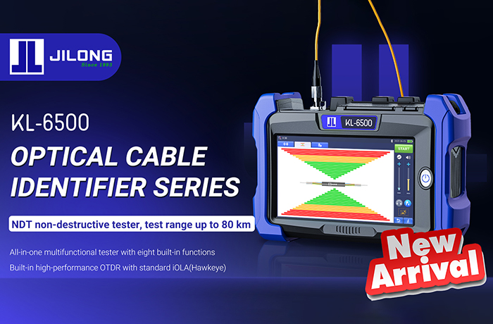 New Release | 8-in-1 Functions, Locate Cables via Knocking: JILONG KL-6500 Optical Cable Identifier Officially Launched